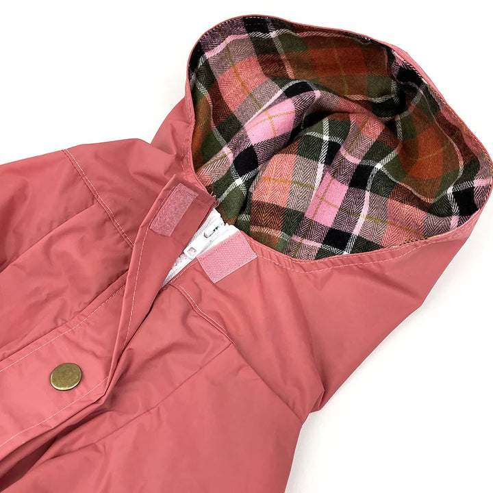 Milltown Dusty Rose Dog Rain Jacket | Kanu Pet