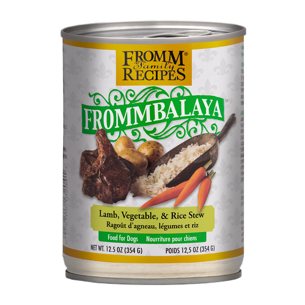 Fromm Dog Can Frommbalaya Lamb, Veg & Rice Rice Stew 12.5 oz| Kanu Pet