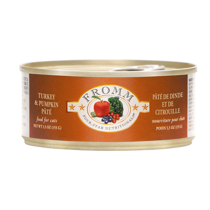 Fromm 4 Star Nutritionals Turkey&Pumpkin Pâté For Cats 5.5 oz|Kanu Pet