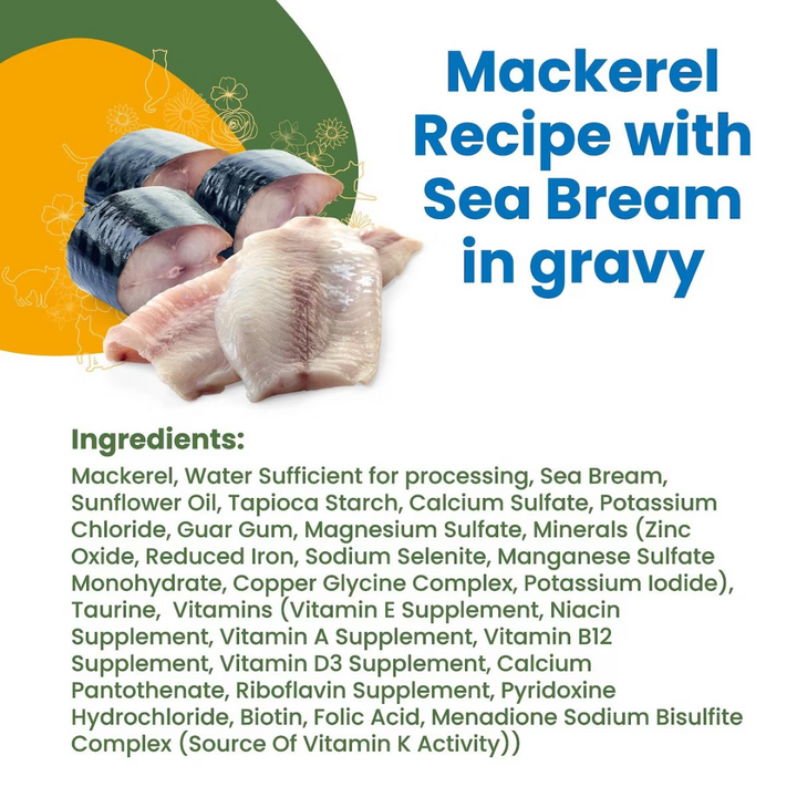 Almo Nature Complete Mackerel With Sea Bream Cat Wet Food | Kanu Pet