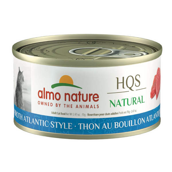 Almo Nature HQS Natural Atlantic Tuna In Broth Cat Wet Food  | Kanu Pet