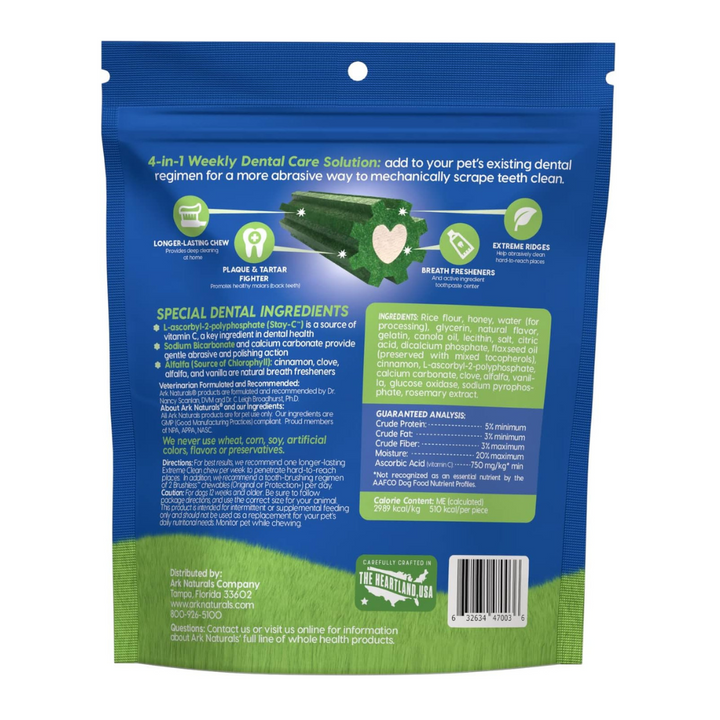 Ark Natural Extreme Clean Dental Dog Treat | kani Pet