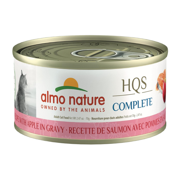 Almo Nature HQS Complete Salmon & Apples in Gravy Cat Wet Food  | Kanu Pet