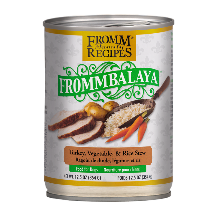 Fromm Dog Can Frommbalaya Turkey, Veg & Rice Rice Stew 12.5 oz | Kanu Pet