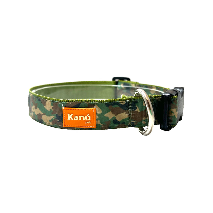 Kanu Pet Olive Green Camo Dog Collar | Kanu Pet