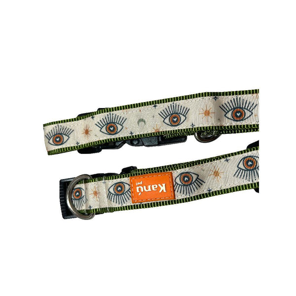 Kanu Pet Olive Green with Eyes Dog Collar | Kanu Pet