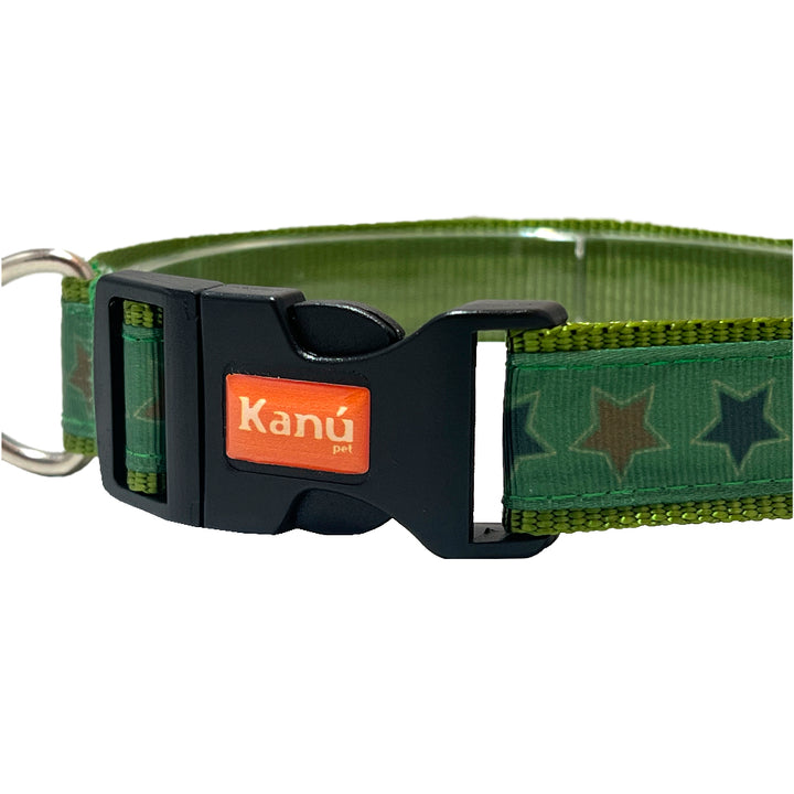 Kanu Pet Military Star / Olive Green Dog Collar | Kanu Pet