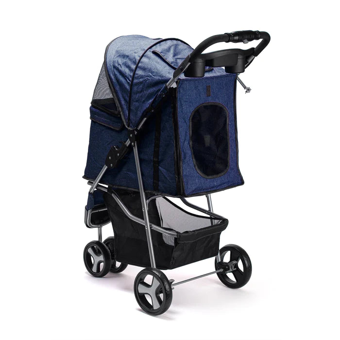 Dogline Casual Stroller + Removable Cup Holder Dog Carrier | Kanu Pet