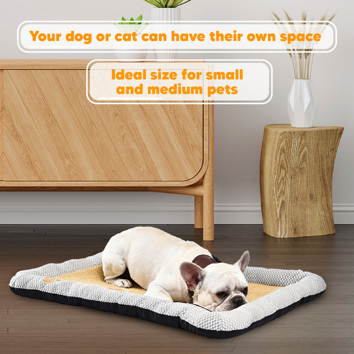 Kanu Pet Rectangular Brown Dog & Cat Bed | Kanu Pet