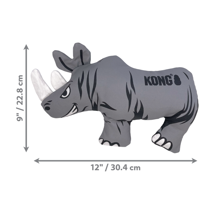 Kong Maxx Rhino Plush Dog Toy | Kanu Pet