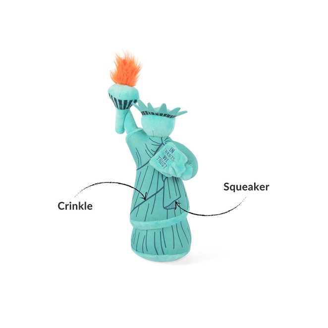 Pet Play Totally Touristy - Lady Liberty Dog Toy | Kanu Pet