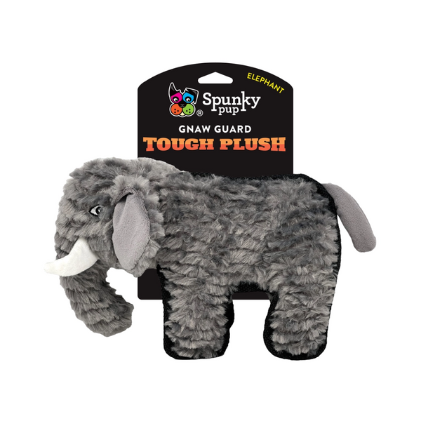 Spunky Pup Elephant Tough Plush Dog Toy