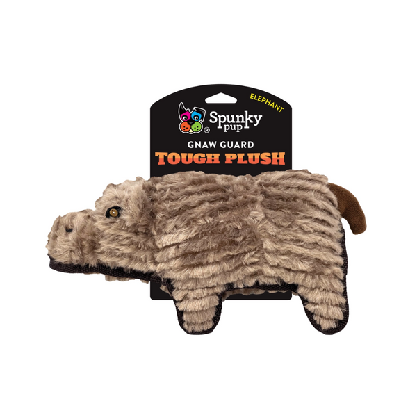 Spunky Pup Hippo Tough Plush Dog Toy