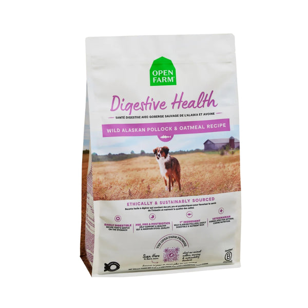 Open Farm Pollock & Oatmeal Digestive Health Kibble Dog Food