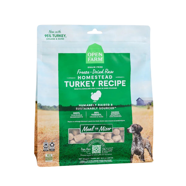 Open Farm Homestead Turkey Freeze Dried Raw Morsels Dog Food