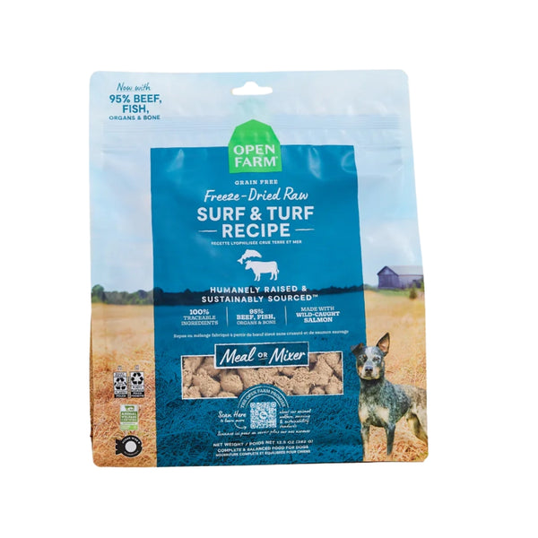 Open Farm Surf & Turf Freeze Dried Raw Morsels Dog Food