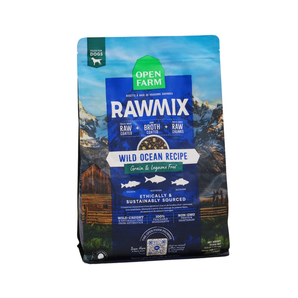 Open Farm RawMix Wild Ocean Grain Free Kibble Dog Food
