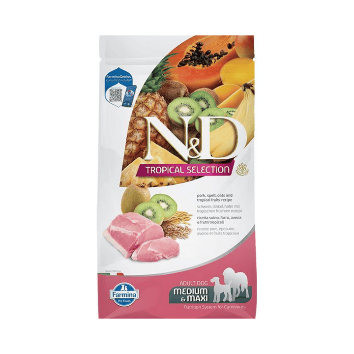 Farmina N&D Tropical Selection Pork Adult Med/Max Dry Dog Food | Kanu Pet
