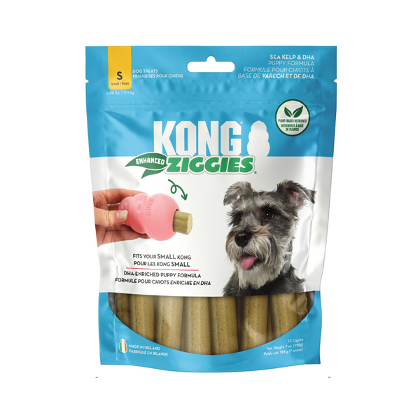 Kong Ziggies Enhanced Puppy  7 Oz/ Small Dog Treat