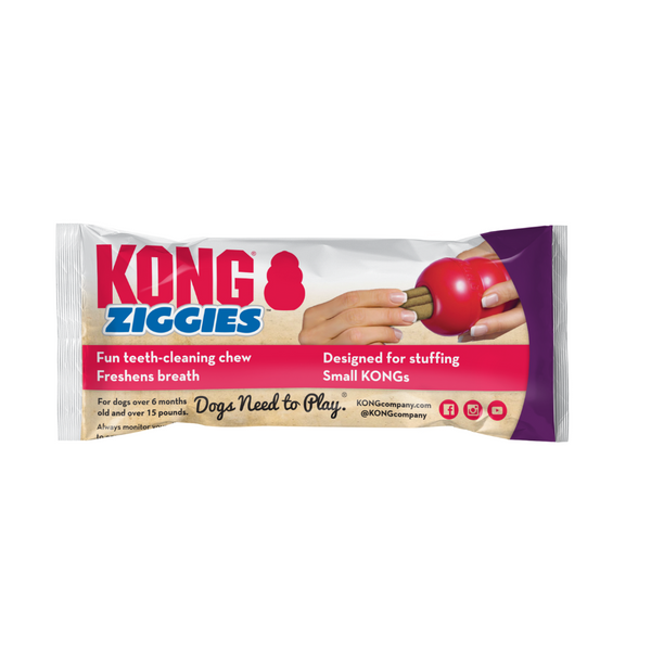 Kong Ziggies Enhanced 1.6 Oz/ Bulk (Med-Lg) Dog Treat