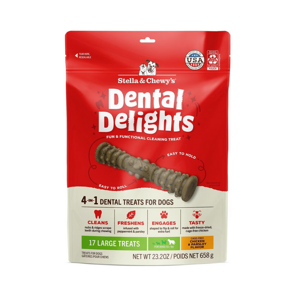 Stella & Chewy's Dental Delights Large Dental Dog Treats