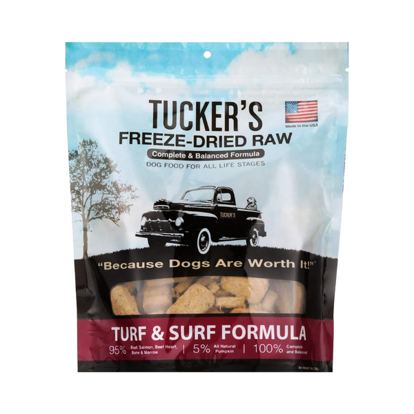 Tucker's Freeze-Dried Raw Turf & Surf Recipe Dog Food
