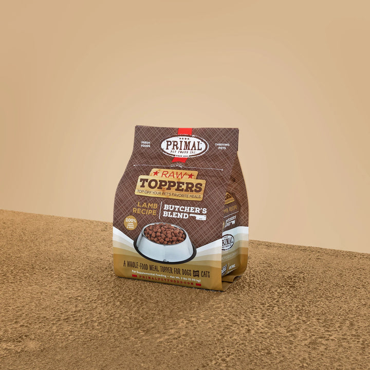 Primal Butcher Blend Topper Lamb For Cat & Dog 2 Lbs | Kanu Pet