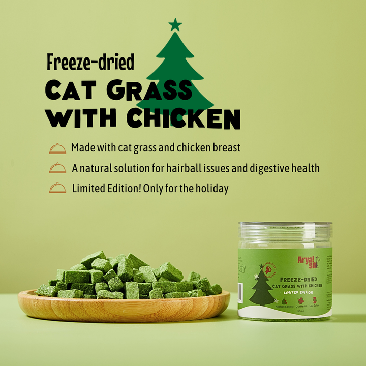 Arya Sit Freeze-Dried Cat Grass | Kanu Pet