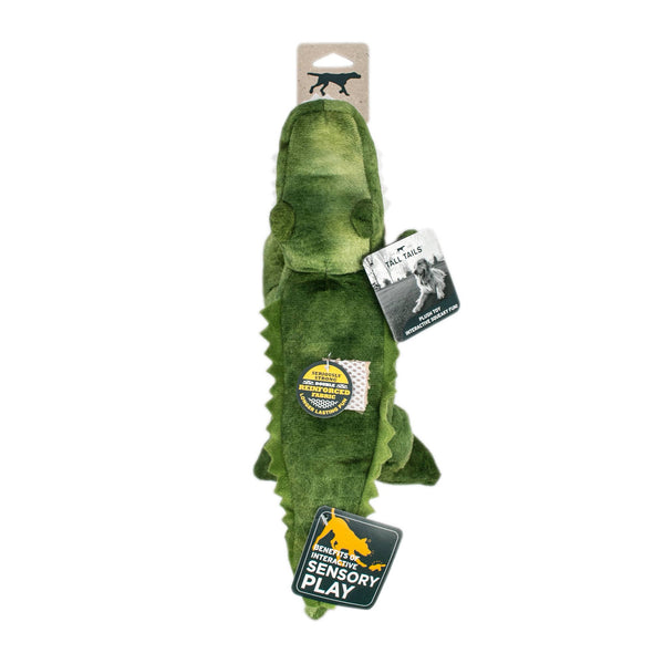 Tall Tails Crunch Plush Gator Dog Toy | Kanu Pet