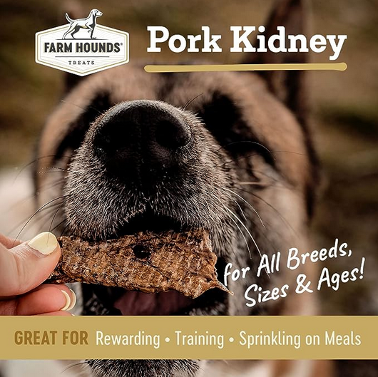 Farm Hounds Dogs Pork Kidney Treat | Kanu Pets
