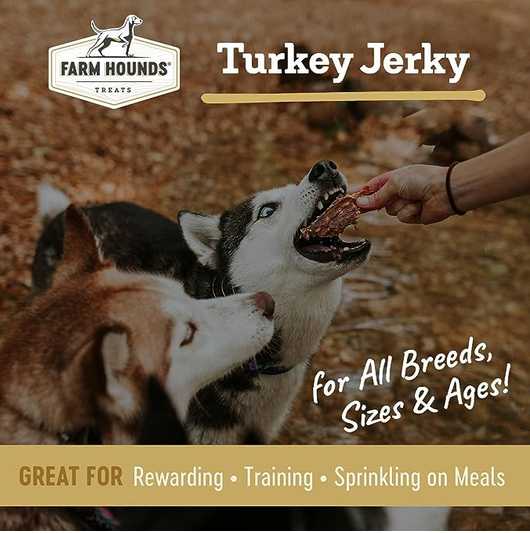 Farm Hounds Dog Turkey Jerky Treat| Kanu Pets