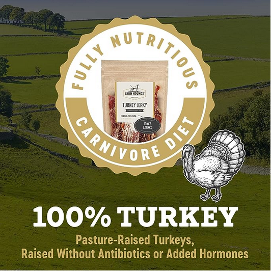 Farm Hounds Dog Turkey Jerky Treat| Kanu Pets