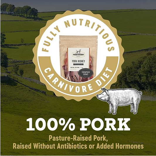 Farm Hounds Dogs Pork Kidney Treat | Kanu Pets