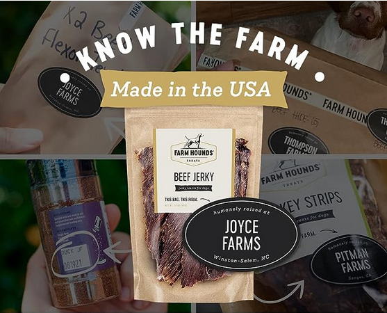 Farm Hounds Beef Jerky for dogs | Kanu pets