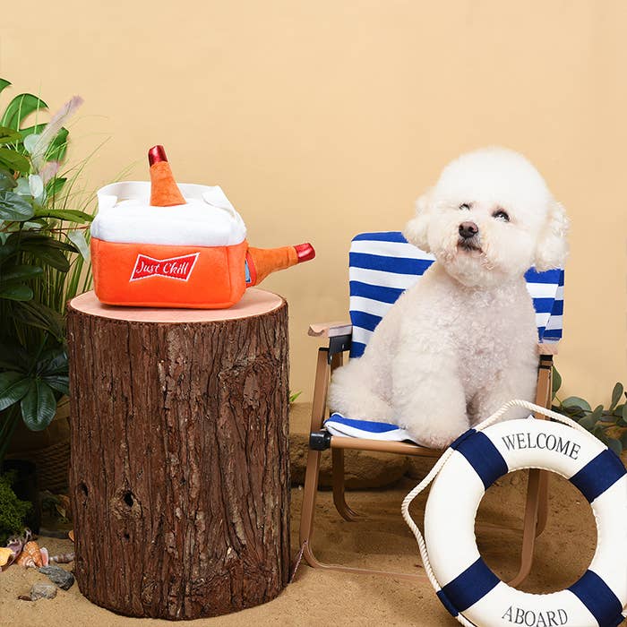 HugSmart Pet Food Party - Beer Cooler Interactive Dog Toy | Kanu Pet