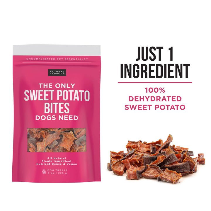 Natural Rapport Sweet Potato Bites Dogs Supplement | Kanu Pet