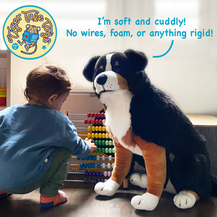 Viahart Toy Co.  Bryson the Bernese Mountain Plush Dog | Kanu Pet