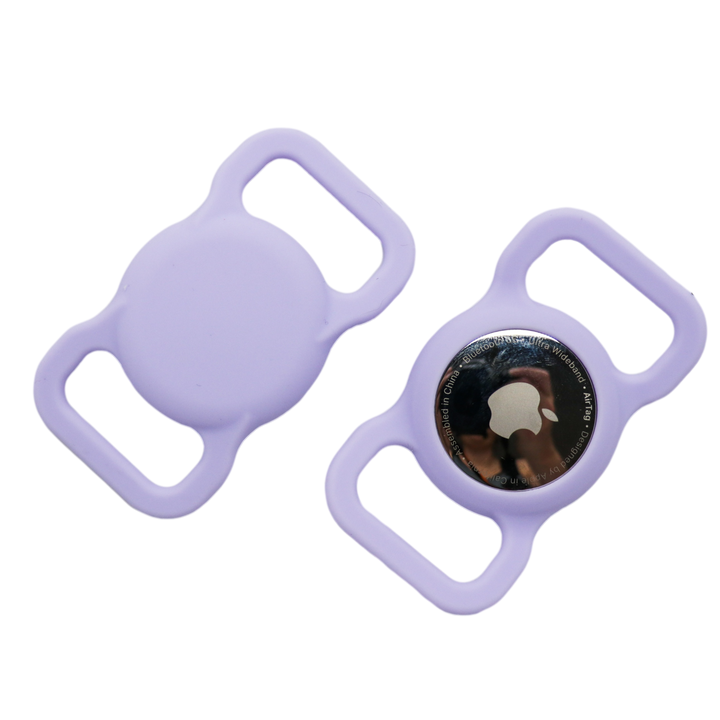 AirTag Holder Harness or Collar Mounted Lilac for Dogs | Kanu Pet