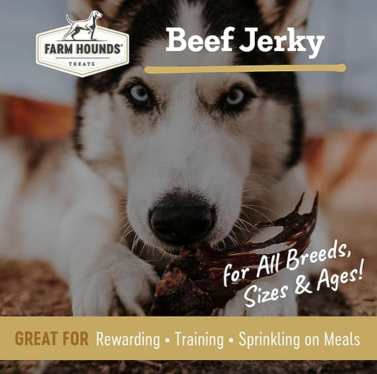 Farm Hounds Beef Jerky for dogs | Kanu pets