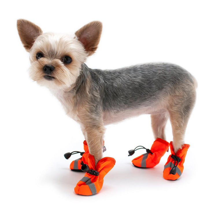 Dogo Pet Slip-ON Paws Orange Dog Shoes | Kanu Pet