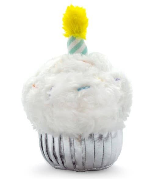 Pet Palette Distribution - ThoozyPet Birthday Cupcake Plush Dog Toy 7"