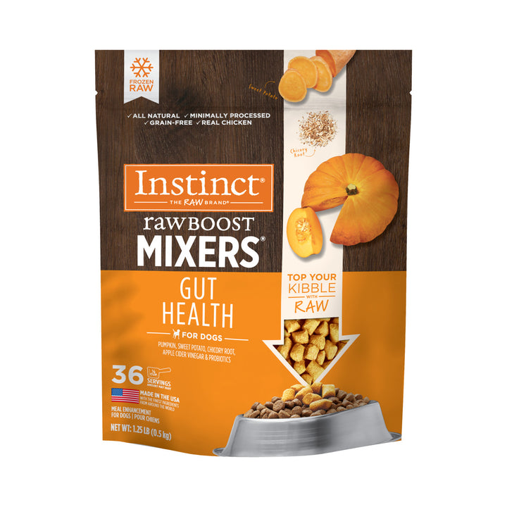 Instinct Raw Boost Frozen Mixers Gut Health Dog Food | Kanu Pet