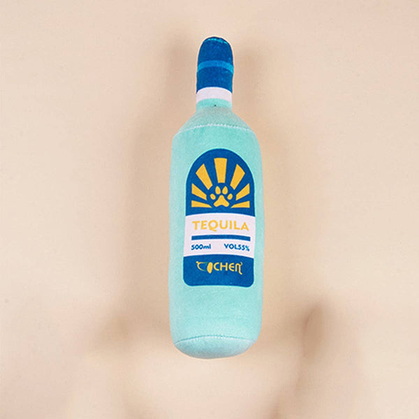 Cheerhunting Petkin Wine Bottle Dog Squeaky Toy | Kanu Pet