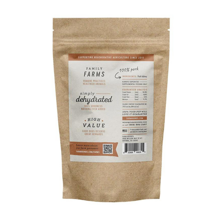 Farm Hounds Dogs Pork Kidney Treat | Kanu Pets