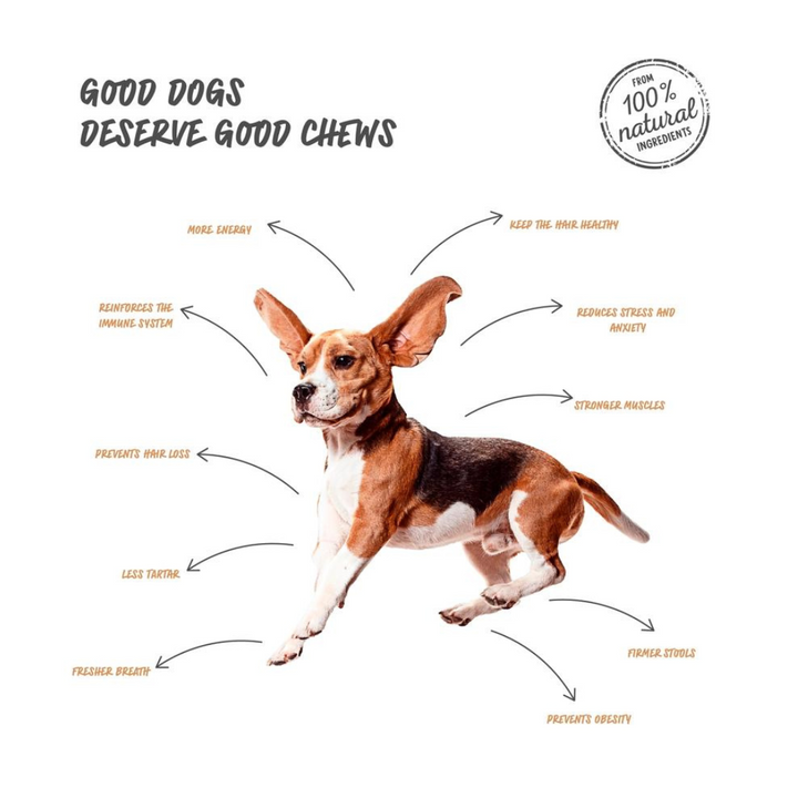 Laika Bone Cheese & Peanut Butter Dog Chew Treat | Kanu Pet