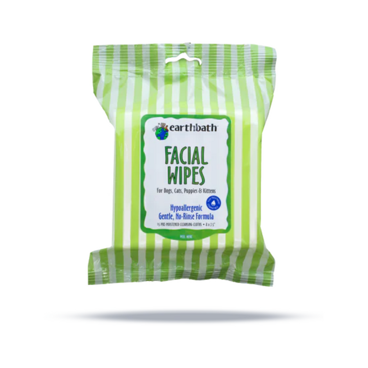 Earthbath Facial Wipes Hypo-Allergenic Dog Supplies | Kanu Pet