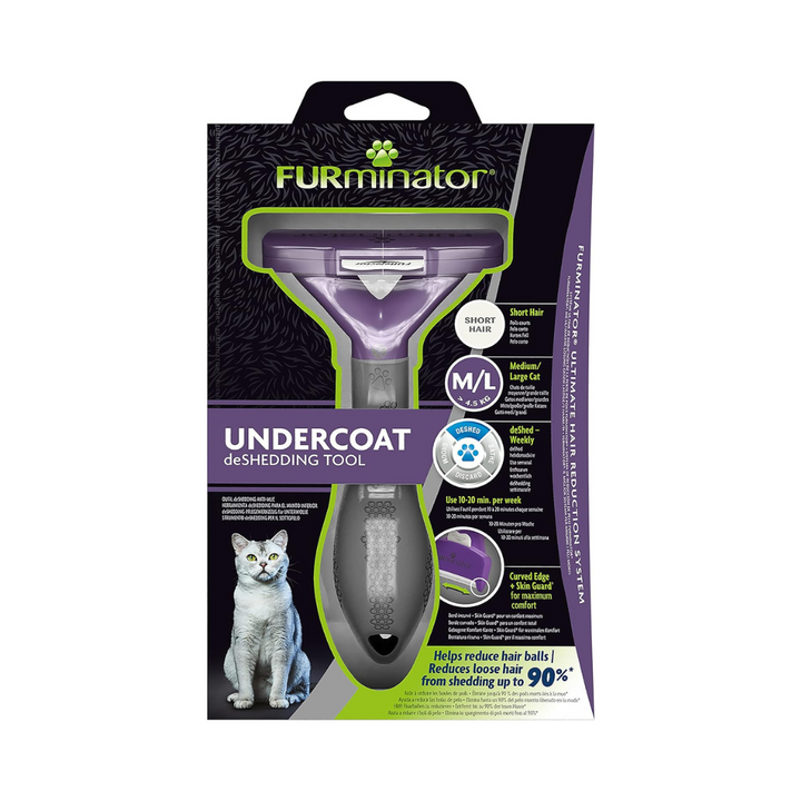 Furminator Undercoat DeShedding Tool for Medium/Large Cat | Kanu Pet