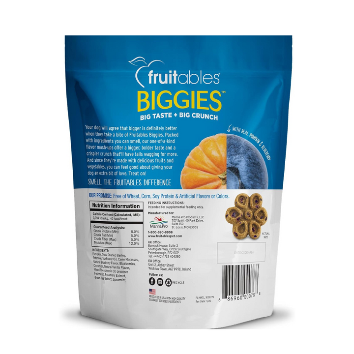 Fruitables Dog Treat Biggies | Kanu Pet