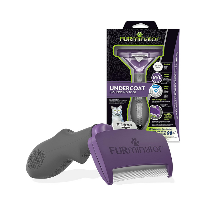 Furminator Undercoat DeShedding Tool for Medium/Large Cat | Kanu Pet