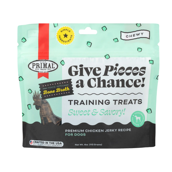 Primal Chewy Chicken Training Treat for Dogs 4oz | Kanu Pet